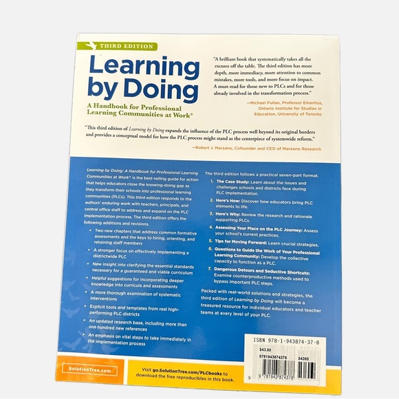 Learn by Doing:A Handbook for Professional Learning Communities by R. Dufour - Picture 4 of 8